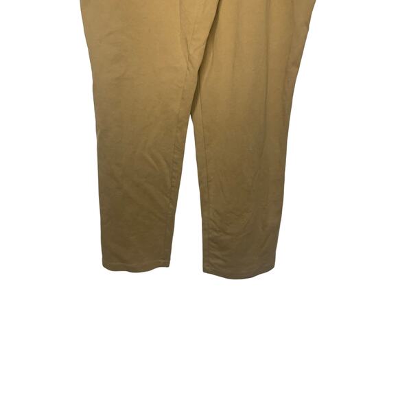 Lands' End Sport Yoga Knit Pants Large Womens Tan Jogger Pull On Athleisure HR - Picture 5 of 10